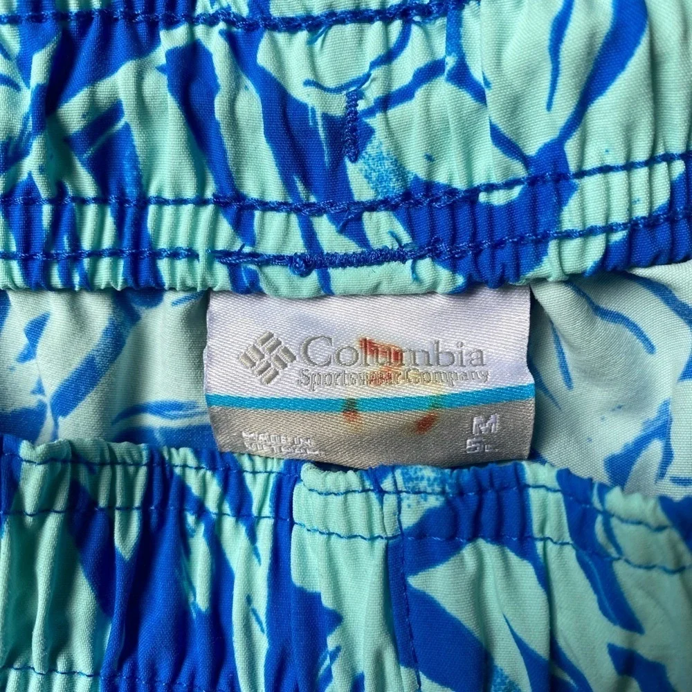 Columbia Men’s PFG Super Backcast Tropical Floral Water Shorts Size M